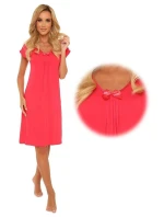 Dámská noční košile Visa 870 Červená - De Lafense Dámská noční košile Visa 870 Červená - De Lafense