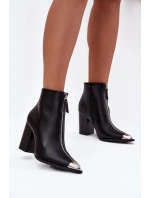 Boty na podpatku model 217180 Step in style Boty na podpatku model 217180 Step in style