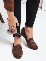 Dámské semišové hnědé mokasíny FashionStreet ZY1175