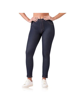 Dámské tregíny RELAX & GO JEANS TREGGINGS - BELLINDA - tmavě modrá