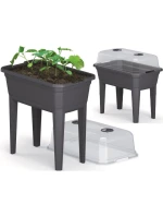 RESPANA SET ECOLINE STOJÍCÍ SKLENĚNÝ SPRCHOVÝ Kout 59,6x36,8x75,3 cm ANTRACITOVÝ