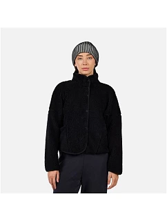 Dámská mikina ROSSIGNOL W ALLTRACK SNAP SHERPA JKT, černá