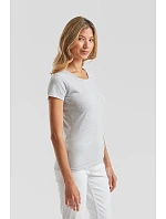 Fruit of the Loom Lady-Fit Original T Dámské tričko 16.1420 heather grey Fruit of the Loom Lady-Fit Original T Dámské tričko 16.1420 heather grey
