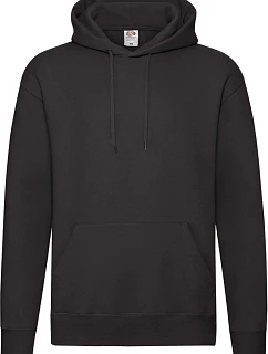 Fruit of the Loom Premium Hooded Sweat Pánská mikina s kapucí 16.2152 black