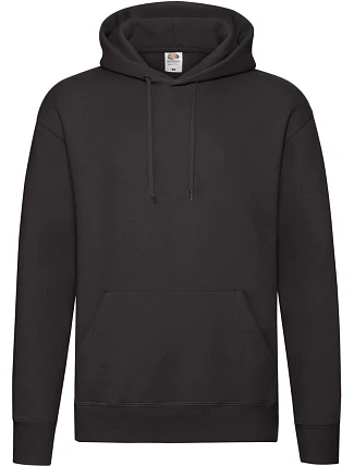 Fruit of the Loom Premium Hooded Sweat Pánská mikina s kapucí 16.2152 black Fruit of the Loom Premium Hooded Sweat Pánská mikina s kapucí 16.2152 black