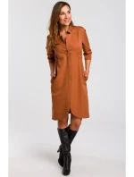 S189 Červené blejzrové šaty