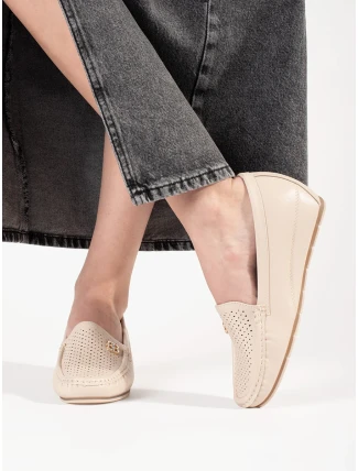 Exkluzívní  polobotky dámské hnědé ukryta koturna