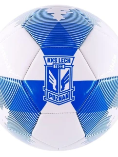 Fotbalový erb Lech Poznań Bílá a modrá