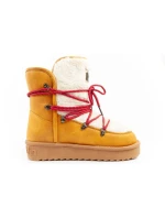 D.Franklin sněhule dámské zimní módní kožešina zateplené hořčice dámské D.Franklin sněhule dámské zimní módní kožešina zateplené hořčice dámské