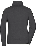 Daiber JN 1311 Dámská fleecová bunda 02.1311 dark melange/black Daiber JN 1311 Dámská fleecová bunda 02.1311 dark melange/black