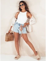 Dámské světle modré džínové šortky SUMRBREEZ FashionStreet SY0353