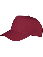 Result Headwear RC 084X 5 panelová kšiltovka 28.084X burgundy Result Headwear RC 084X 5 panelová kšiltovka 28.084X burgundy