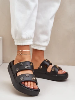 Dámské Pěnové Pantofle S Klipy Černé Ravanala