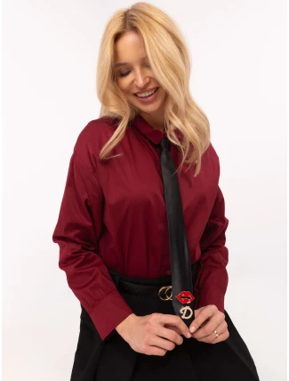 DHJ košile KS 9213 1.77P bordó