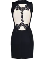 Šaty V-9209 černé - Axami