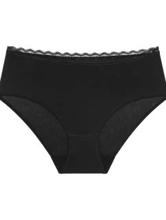 Dámské kalhotky Feel Of Cotton Midi - BLACK - černé 0004 - TRIUMPH