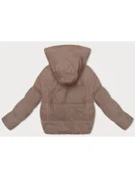 Tmavě béžová dámská sportovní bunda (3096)