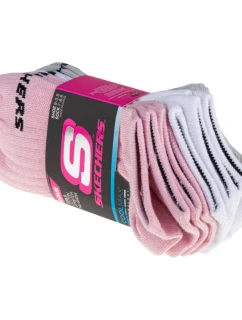 Skechers 6ks Dívčí froté no show S115059-PKGY vícebarevné 31-34