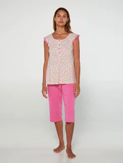 Vamp - Pyžamo s knoflíkovou légou 20251 - Vamp