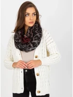 Tunelová šála AT KM 241357.03P černá a červená Tunelová šála AT KM 241357.03P černá a červená