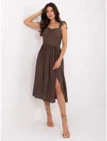 Šaty MI SK A1830.69 tmavě hnědé