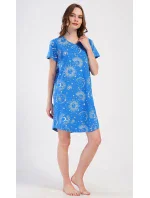 Dámské domácí šaty s krátkým rukávem Měsíc