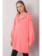 Dámská mikina Model EM-BL-ES-21-528.12X Fluo Pink - Ex Moda