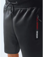 Pánské černé teplákové šortky FashionStreet SX2227