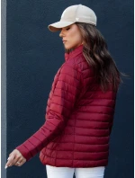 Dámská prošívaná bunda CRIMSON maroon FashionStreet TY4352 Dámská prošívaná bunda CRIMSON maroon FashionStreet TY4352