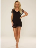 Pyžamo De Lafense 766 Carmel kr/r S-2XL Pyžamo De Lafense 766 Carmel kr/r S-2XL