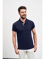 Daiber JN 964 Pánské piqué polo button-down 02.0964 navy/red-navy-white Daiber JN 964 Pánské piqué polo button-down 02.0964 navy/red-navy-white