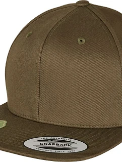 Flexfit 6089OC 6 panelová Snapback bio kšiltovka 55.89OC burnt olive