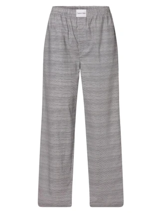 Dámské pyžamové kalhoty QS6893E 5FQ černo/bílá - Calvin Klein Dámské pyžamové kalhoty QS6893E 5FQ černo/bílá - Calvin Klein