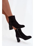 Boty na podpatku  model 222952 Step in style