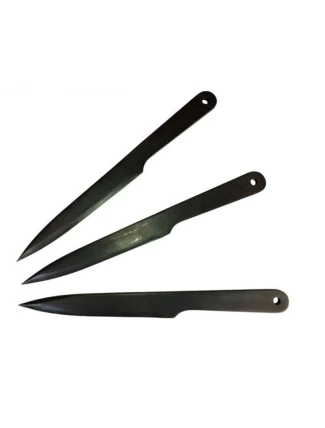 KAL22 vrhací nože na šipky 3ks černé KAL22-CZ