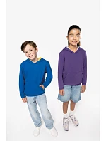Kariban K 453 Dětská kontrastní mikina s kapucí 20.K453 purple/oxford grey Kariban K 453 Dětská kontrastní mikina s kapucí 20.K453 purple/oxford grey