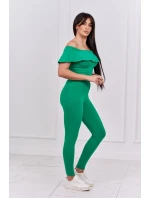 Sada s volánkem zelená