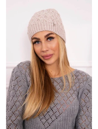 Fleecová čepice Roma K224 light beige Fleecová čepice Roma K224 light beige