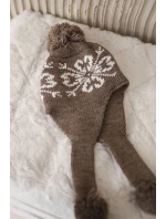 Dámské ušanky Balbina K381 cappuccino Dámské ušanky Balbina K381 cappuccino