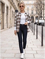 Dámské skinny džíny s vysokým pasem, tmavě modré, FashionStreet UY3097 Dámské skinny džíny s vysokým pasem, tmavě modré, FashionStreet UY3097