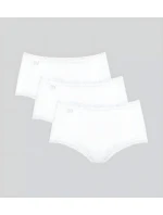 Dámské kalhotky Sloggi 24/7 Cotton Lace Midi C3P bílé