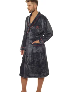 Pánský župan 2111 Luca graphite - L&L