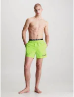 Pánské plavky MEDIUM DOUBLE WB KM0KM00992 M0T nenonově žluté - Calvin Klein Pánské plavky MEDIUM DOUBLE WB KM0KM00992 M0T nenonově žluté - Calvin Klein