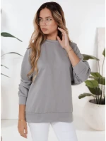 UZORI dámská mikina šedá FashionStreet BY1295 UZORI dámská mikina šedá FashionStreet BY1295