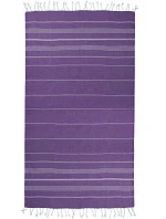The One Towelling Hamam Sultan Hamam ručník "Sultan" 48.1019 purple/white The One Towelling Hamam Sultan Hamam ručník "Sultan" 48.1019 purple/white