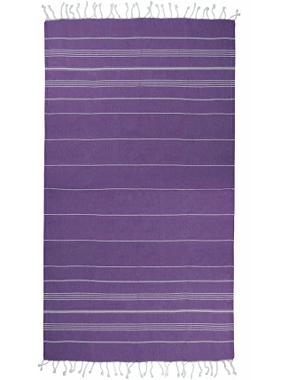 The One Towelling Hamam Sultan Hamam ručník "Sultan" 48.1019 purple/white The One Towelling Hamam Sultan Hamam ručník "Sultan" 48.1019 purple/white