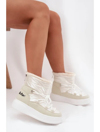 Dámské sněhule na platformě Lee Cooper LCJ-25-03-3815 – bílé Dámské sněhule na platformě Lee Cooper LCJ-25-03-3815 – bílé