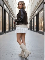 FashionStreet béžové dámské boty ZY1272 FashionStreet béžové dámské boty ZY1272