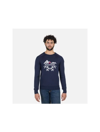 Rossignol Alpine Half Zip Sweater námořnická modrá