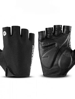 Cyklistické rukavice Rockbros S106BK velikost XL - černé